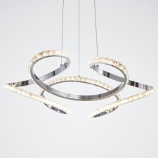 Светильник 86009/1 LED 80Вт 4000К хром 48х48х12-112 см BayerLux
