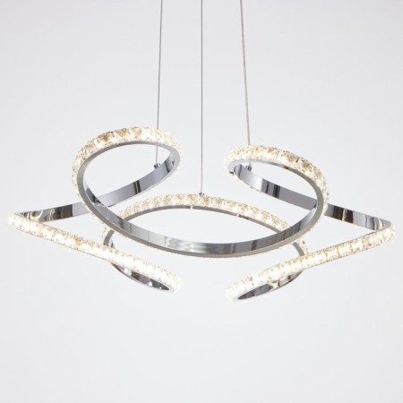 Light 86009/1 LED 80W 4000k chrome 48x48x12-112 cm Bayerlux