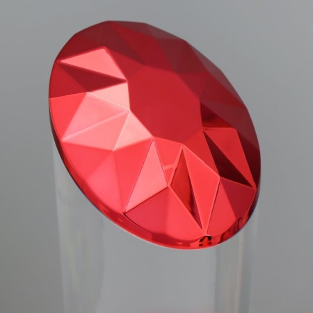 Lava-lamp "Rose" LED from 3haa USB batteries Red 7.5x6.5x25cm-7