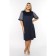 Women's dress, size 54, dark blue color