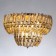 Ceiling chandelier Arte Lamp Ella A1054PL-9GO, E14, 9x40 W, 65x65x40 cm, golden
