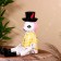 Souvenir "Rabbit magician" hanging paws, tree 38 cm
