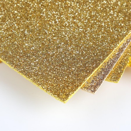 A set of glitter foamiran "Magic 4 Hobby" Assorted No. 4, 20x30 cm, 2 mm, 10pcs-1
