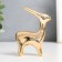 Souvenir ceramics "deer" gold 8x2.8x10.5 cm