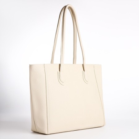 Zipper bag with lightning, milk color-3