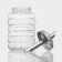 Glass sugar tower with a dispenser of the Dilan "Waves", 280 ml, 7 × 13.5 cm