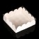 White cookie box, 9 x 9 x3 cm