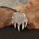 Charm "Printing Veles, a paw of a bear", metal pudter, art casting
