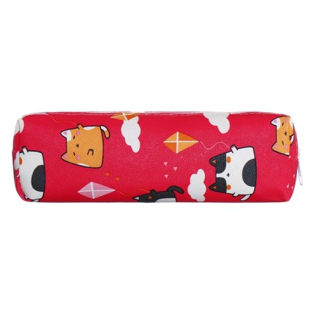 School Penal on the zipper Calligrata "cats", pink-2