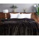 Sofia blanket, size 160x220 cm, coffee color
