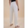 Female trousers, size l, white color
