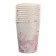 A set of paper dishes is a disposable “marble”: 10 glasses, 10 plates