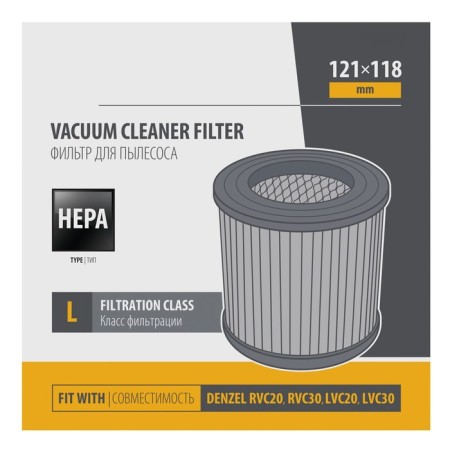 Frame-branded filter Hepa 28214, for vacuum cleaners Denzel RVC20, RVC30, LVC20, LVC3-3