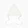 Knitted children's hat minku, white color, size 40-42