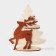 Napotnik wooden shade "New Year's deer", 16 × 11 × 20 cm