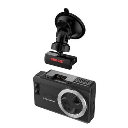 DVR + Radar Detector ShO-Me Combo Slim Wi-Fi, GPS 3840x2160, 4K, Sony 415-2