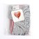 Foil ball 18 "Wedding Heart", pink