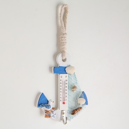 Interior anchor with a thermometer 12.5*9*2cm, mix-5