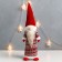 Interior doll "Grandfather Frost in a caftan with Scandinavian patterns" 55x12x11 cm