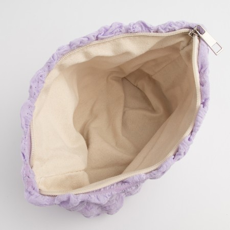 Lightning cosmetic bag, lilac color-2