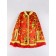 Carnival costume "Folk festivities of Khokhloma Red": cape, kokoshnik, district. 42-50