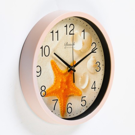 Watch Wall "Sea Star", D-25 cm, discrete move-1