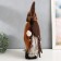 Interior doll "Viking with ax" Red 15x12x35 cm