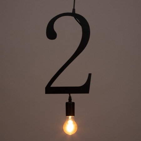 Bayerlux lamp "Figure 2" E27 40W black 35x19 cm-3