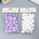 Easter decor "Colored Eggs" set 36 pcs mix gloss 2x3 cm