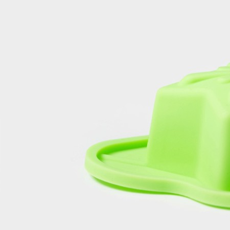 The form for baking the deed "New Year. Christmas tree ", silicone, 24.5 × 21 × 3 cm, 6 cells, green color-4