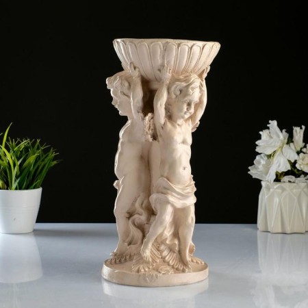 Figure pot "Three Angels", 0.3 l/15x15x33 cm, aged-4