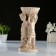 Figure pot "Three Angels", 0.3 l/15x15x33 cm, aged