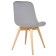 Dining stool Polini Home Verona SD, color light-gray-natural
