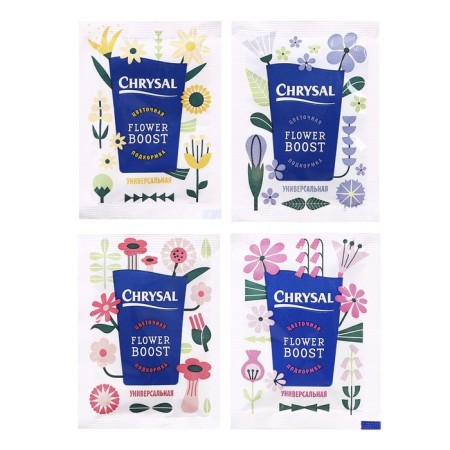 Universal top dressing for cut flowers Chrysal 5 g, set 100 pcs-1