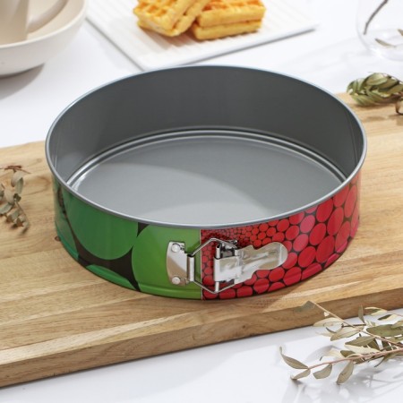 Form for baking and layout with the size of the size “Nikis”, D = 24 cm, h = 6 cm, anti -stick coating, color mix-11