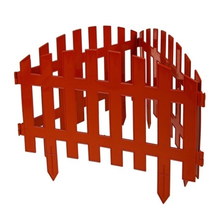Decorative fence, 35 × 210 cm, 5 sections, plastic, terracotta, RENESSANS, GREENGO-8