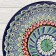 Largan Rishtan ceramics "Patterns", 33 cm, blue, deep