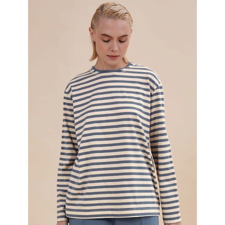 Women's longing, size l, jeans color