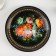 Fruitor Glass Buel -tier round share "Folk motifs", D = 25/20 cm, black color