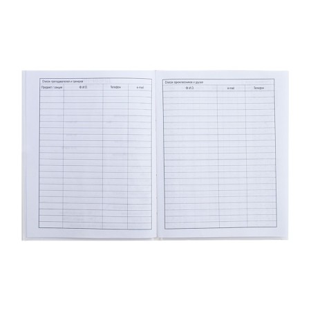 Universal diary for grades 1-11 "Romance", hard cover, matte lamination, sparkles, 40 sheets-5