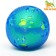 Dog ball "Double pleasure of the paw", TPR+felt ball, 7.6 cm