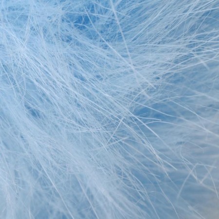 Pompon artificial fur "bright blue" d = 13 cm-1