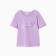 Female T-shirt, lilac color, rr 52