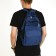 Youth backpack with lightning, 2 departments, 4 pockets, blue color
