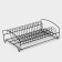 Sushilka for plates with a pallet 38 × 24.5 × 12.4 cm, black color