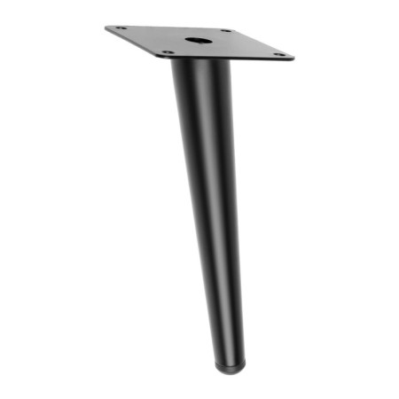 Furniture support Cappio OP07, h = 200mm, thick thickness 1.8, matte black color