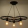 Lamp "Wheel" 3HE27 40W Black 60x30x10-110 cm Bayerlux