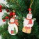 New Year's Suspension "Snowman with gifts", mix