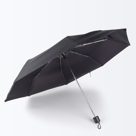 Mechanical umbrella, “Dark afternoon”, 3 additions, 8 spokes, r = 48 cm, black color is black-2