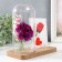 Photo frame 9x13 cm Light "Violet rose in a flask" from batteries 2xlr1130 9.8x19.5x18 cm